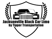JAX Black Car Limo Tipper Logo Trans