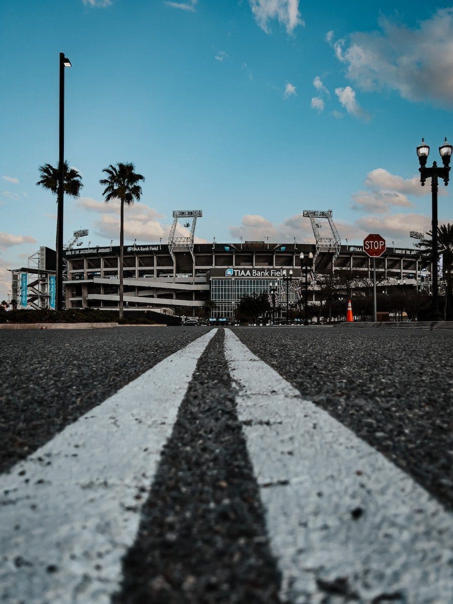 A private car service to a Jacksonville Jaguars Game at TIAA football Field will avoid this long walk