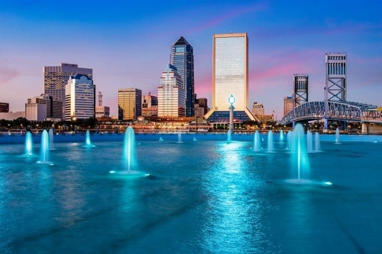 Downtown Jacksonville skyline - Event Transportation -Car Service