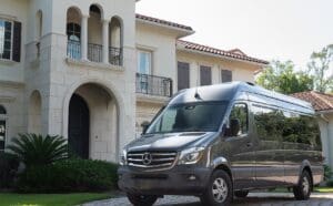 St. Johns Car Service From JAX airport in custom sprinter van