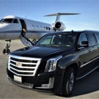 Jacksonville Black Car Limo Service Pricing for runway photo with private JAX jet