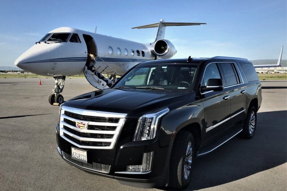 Jacksonville Black Car Limo Service Pricing for runway photo with private JAX jet