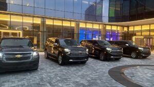 Jacksonville Black Car Limo service SUV fleet at JAX