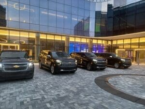 JAX Black Car Service chauffeur driven SUV at Jacksonville Airport