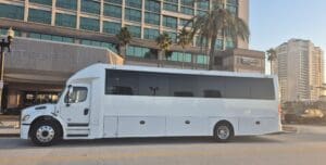 43 passenger luxury bus for Jacksonville group transportation